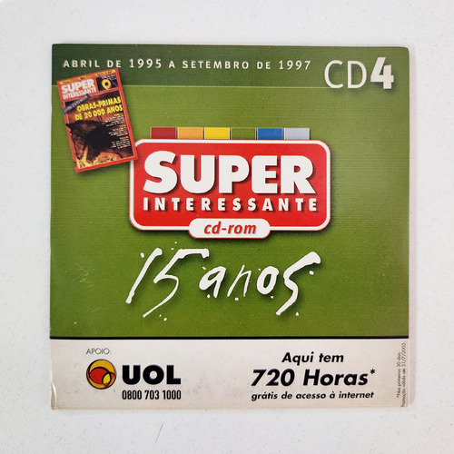 Revista Super Interessante - 15 Anos, Coleção Em 6 Cd's (Usado)