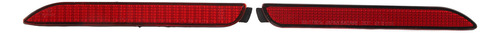 Kit Reflector De Parachoques Trasero 81910 48012, 1 Par, Roj