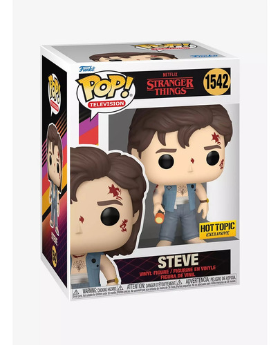 Funko Pop! Tv Netflix Stranger Things Steve 1542 Hot Topic