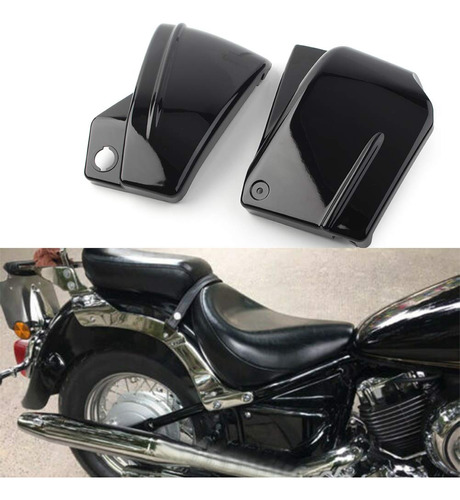 Gzyf Cubierta Bateria Lateral Motocicleta Para Yamaha V-star