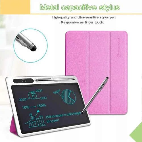 Tableta De Escritura Lcd De 10,1 Con Funda Protectora