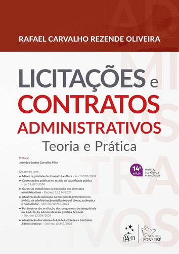 Licitações E Contratos Administrativos - Teoria E Prática - 14ª Edição 2025