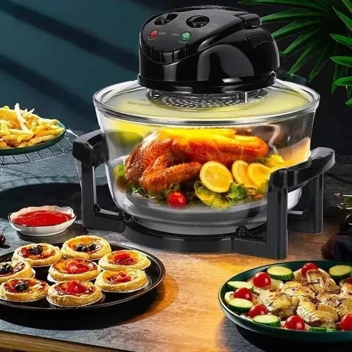 Horno Halogeno Multifuncional Freidora De Aire 12 Litros