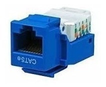 Imagen 2 de 4 de Jack O Coupler Rj45 Lanpro Cat 6, Blanco, Azul Nuevos