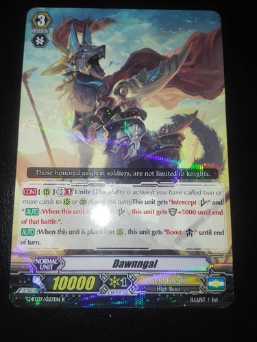 Dawnngal - Glorious Bravery Of Radiant Sword  Carta Vanguard