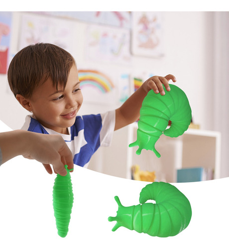 Un Juguete Infantil Fidget Slug Impreso En 3d, Amigable Y Ar