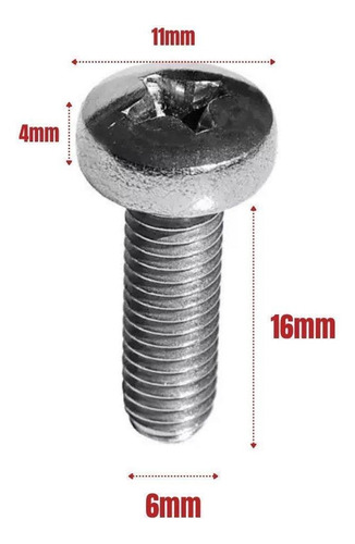 Kit Porca Calota E Parafuso M6x16 Em Inox 304 Polido 30 Pcs