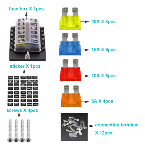 Kits De Portafusibles De Bloque De Terminales Para Pc Con Ca