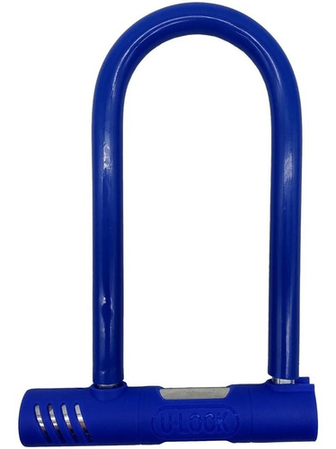 Imagen 3 de 3 de Traba En U Linga Candado Con 2 Llaves Bici Moto Litian