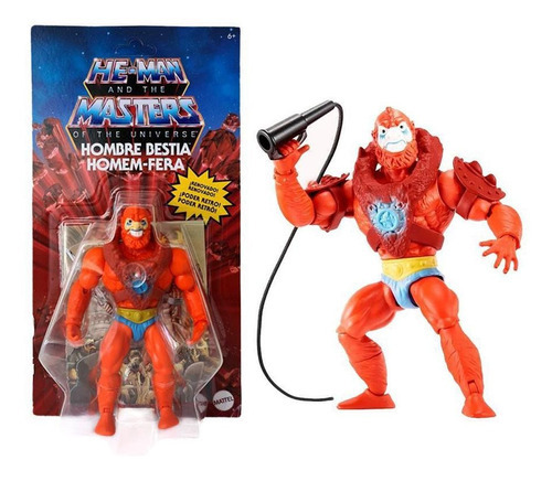 Boneco Masters Of The Universe Motu Homem Fera Gnn92 Mattel