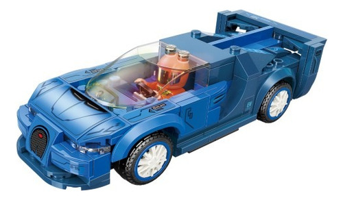 Bloques Auto Bugatti Racing 179 Piezas Versión Del Personaje Kami Gt-16
