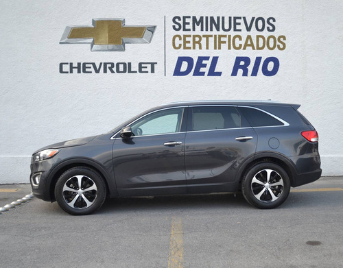 Imagen 2 de 15 de Kia Sorento Ex 2016 Gris Grafito