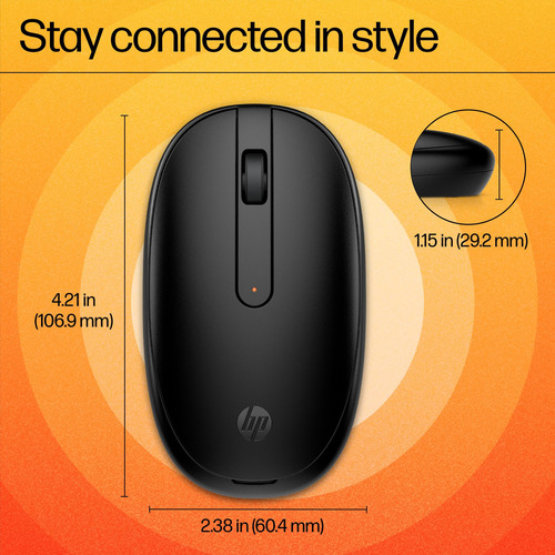 Mouse Hp 240 Bluetooth 5.1 Sem Fio 1600 Dpi 3v0g9aa