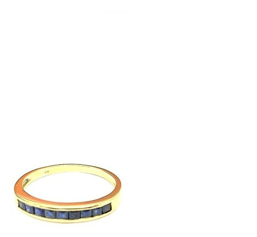 Anillo Medio Sin Fin Zafiro Oro18k N15 2,2gr Ao750