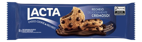 Cookie Recheado Lacta 80g