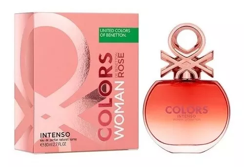 Benetton Colors Rose Intenso Eau De Parfum 80ml + Amostra