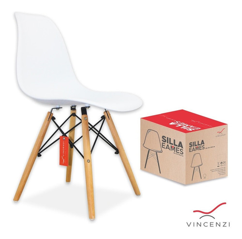 Silla Vincenzi Eames Berlín Blanca / R4550