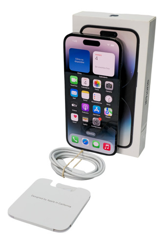 Iphone 14 Pro 256gb Negro Espacial 86 Bateria Con Caja. Negro (Usado)