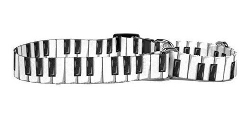 Collar Perros Piano Keys 1  Ajustable 14-20 