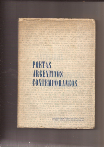 Poetas Argentinos Contemporaneos Prologo Guillermo De Torre