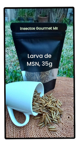 Larva De Mosca Soldado Negro Deshidratada 35g