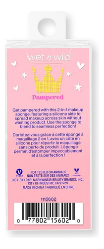 Esponja De Maquillaje 2 En 1 Pampered Wet N Wild