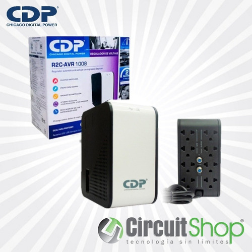 Regulador De Voltaje Cdp Rc2-avr1008 500w Circuit Shop