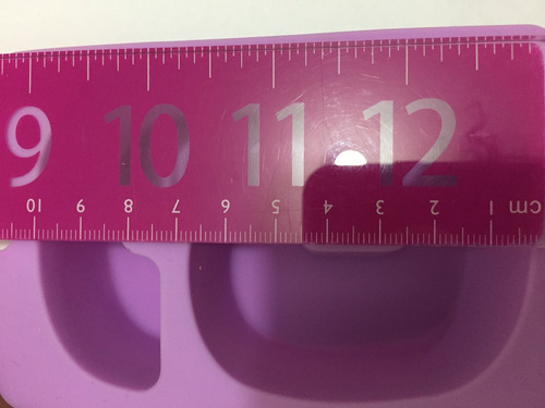 Molde De Silicon Vela Número 6 Seis Color Violeta