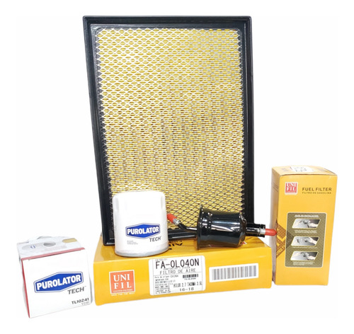 Kit De Filtros Toyota Hilux 2017-2020 Aire, Aceite Gasolina