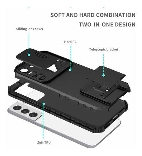 Funda Uso Rudo Para Samsung Galaxy Con Soporte