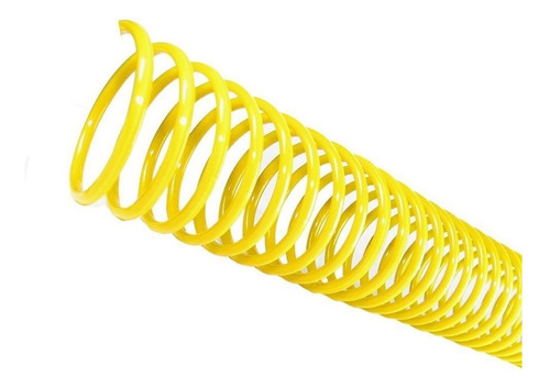Espiral Para Encadernação Amarelo 50mm Para 450 Folhas 12un