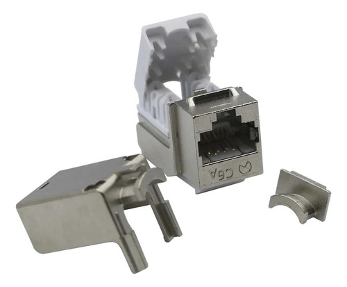 Jack Modular Satra Cat6a Rj45 Blindado, Ansi/tia 568-c