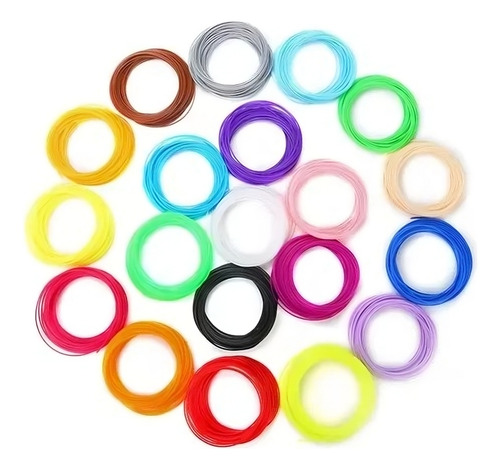 Filamento Pla 1.75mm Lapiz 3d Colores Surtidos X50 Metros