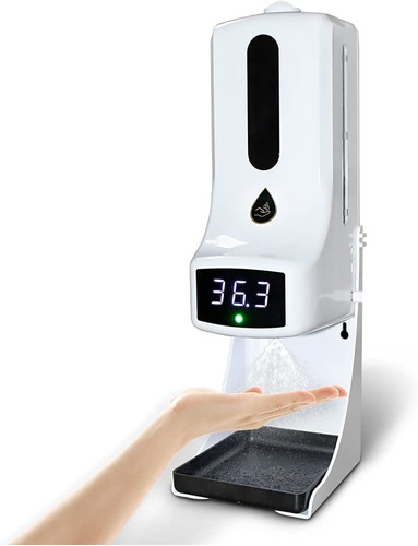 Dispensador Automático De Alcohol En Gel Con Medidor De Temp