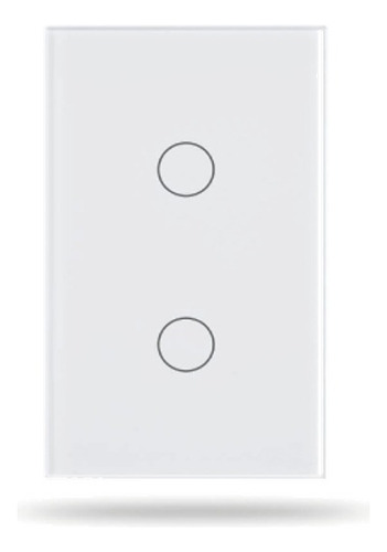 Interruptor De Luz X2 Inteligente Bsmart Wi-fi Tuya Blanco