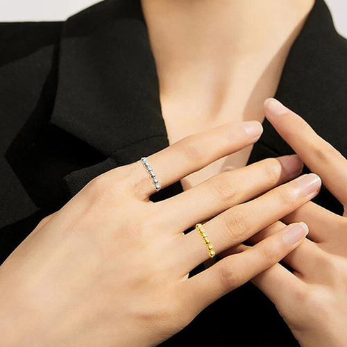 Anillo Antiestrés Y Ansiedad De Acero Inoxidable, 3 Unidades