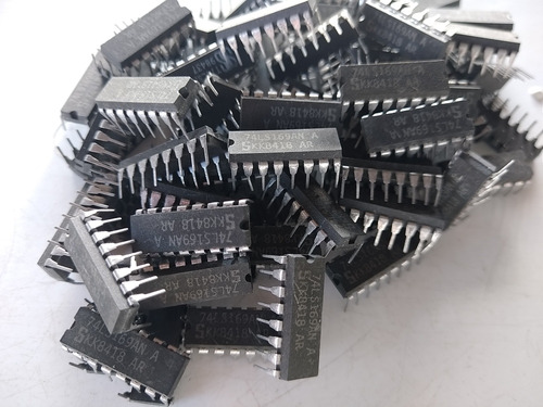 Sn74ls169 Sn 74ls169 74ls169. Kit (70) Pças, 120 Cada.
