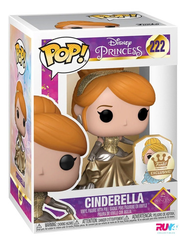 Funko Pop! Disney: Ultimate Princess- Cinderella W/pin #222