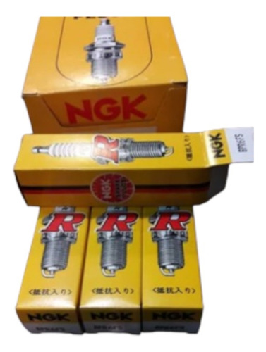 Juego 4 Bujias Ngk Bpr6fs Precio Por Las 4 