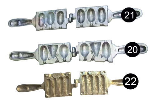 Imagen 6 de 7 de Molde Para Plomadas 1