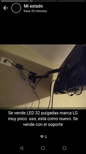 Led 32 Pulgadas Marca LG , Incluye Soporte De Pared