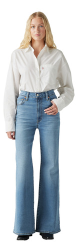 Jeans Mujer Ribcage Bells Celeste Levis A7503-0014