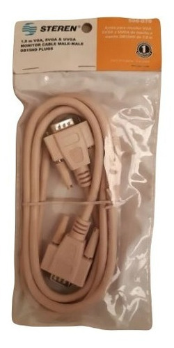 Cable (arnés) Para Monitor Macho A Macho 1.8m Steren, 506-07