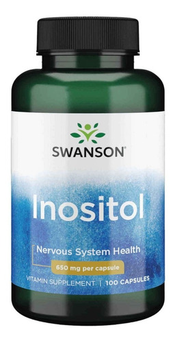Inositol 650ml 100 Capsulas Swanson
