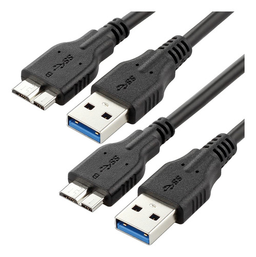 Cable Micro Usb 3.0 (paquete De 2), Cable Usb 3.0 A A Micro.