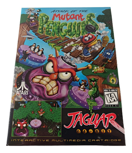 Sellado De Fabrica Mutant Penguins Atari Jaguar Original