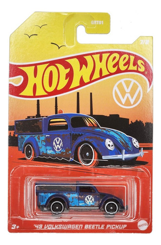 Volkswagen Beetle Pickup 49 Edicion Limitada Hot Wheels 7/8