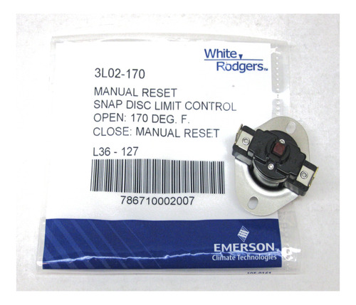 Emerson 3l02 170 Snap Limite Disco Control Reset