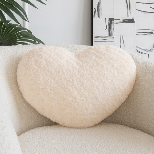 Almofada De Coração Decorativa Zcnyclam Soft Artificial Rabb