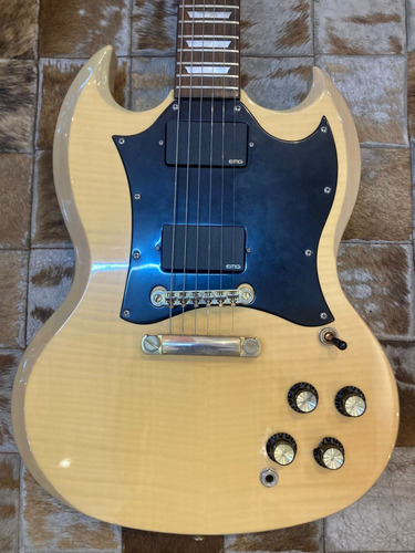 Guitarra Epiphone Sg Custom Shop Flame Top Destro Creme Pau-rosa (Usado)